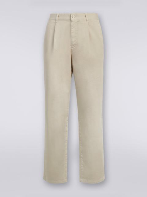 Cotton chino trousers