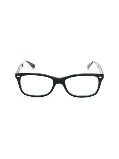 rectangular frame glasses