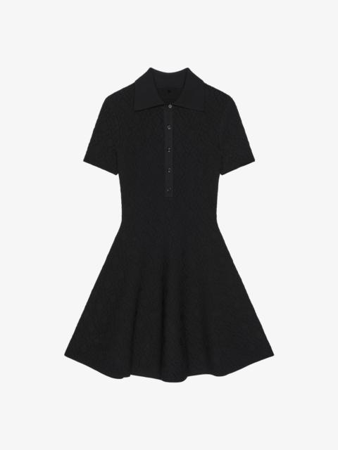 POLO DRESS IN MONOGRAM 72 JACQUARD