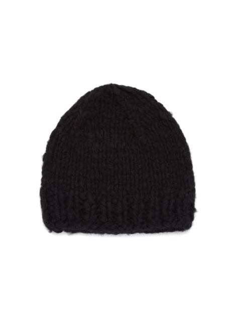 Pacino Knit Hat in Black Welfat Cashmere