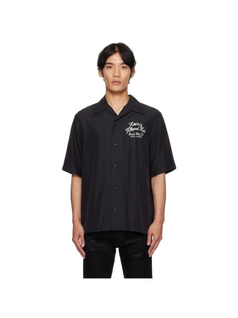 Black 'Hollywood Auto' Bowling Shirt