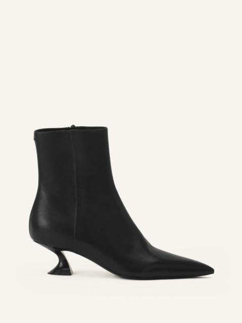 MIDNIGHT STEP LEATHER ANKLE BOOT