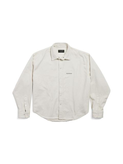 Women's Large Fit Shirt in White