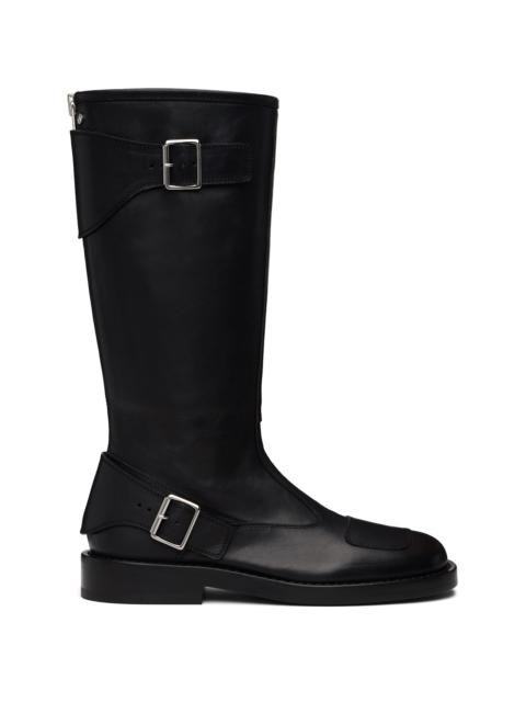 Black Balo High Biker Boots
