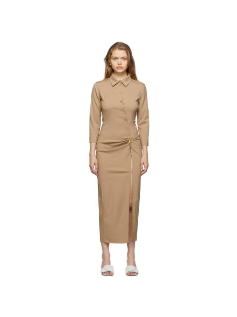 Beige La Montagne 'La Robe Jocou' Dress