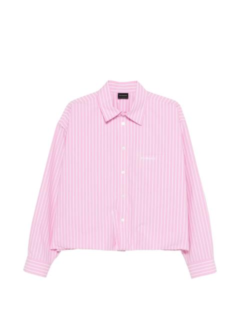 striped-pattern shirt