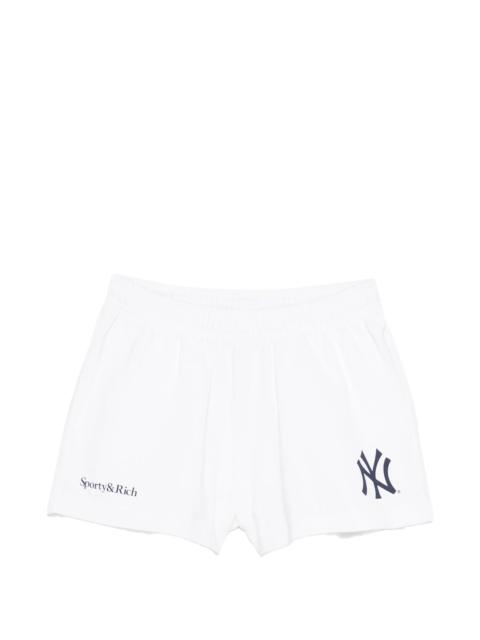 Sporty & Rich Lucy Print-detail Shorts