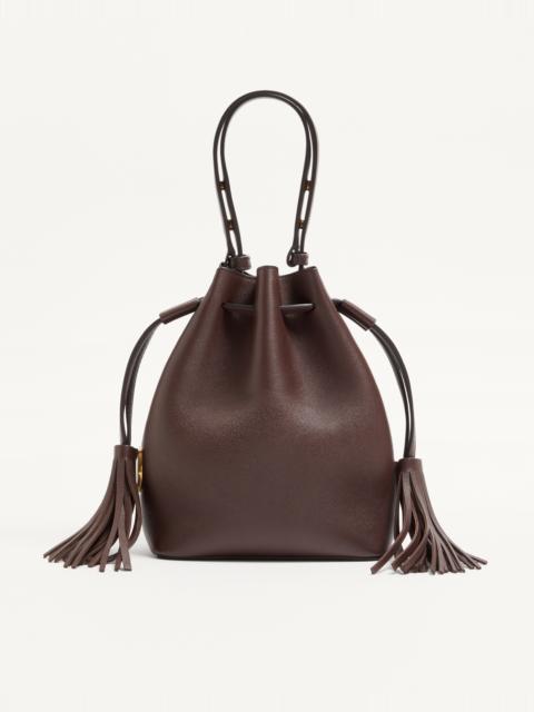 VALENTINO GARAVANI SMALL SO SEAU BUCKET BAG IN LEATHER