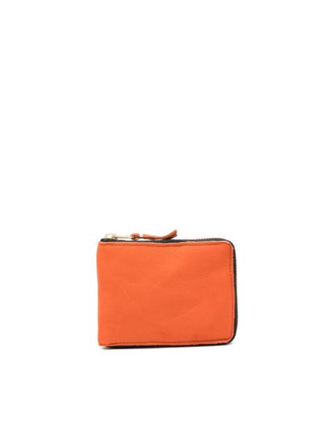 SA7100WW WASHED WALLET - BURNT ORANGE
