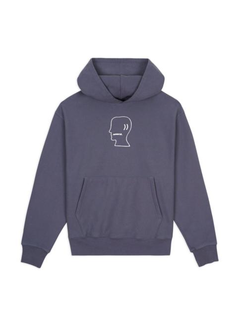Brain Dead Logohead Hoodie - Slate