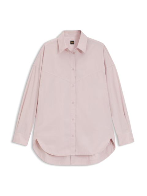OVERSIZE-FIT BLOUSE IN COTTON POPLIN