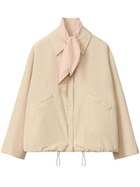 drawstring-hem jacket