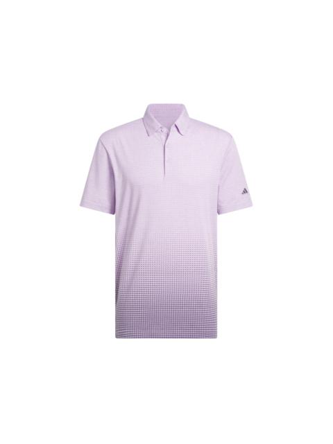 adidas Go-To Rise Print Polo Shirt Powder Plum