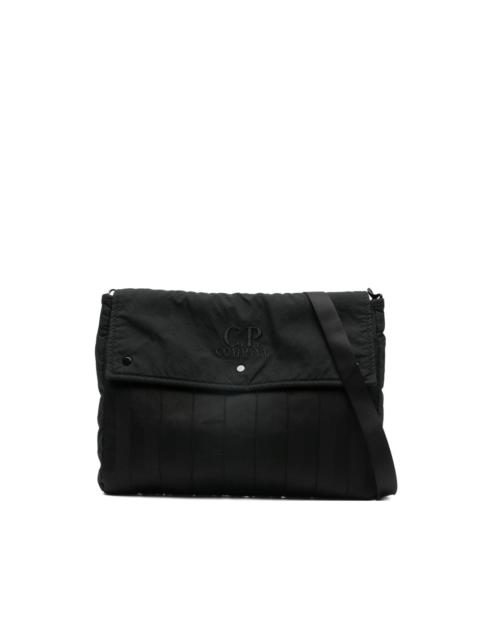 logo quilted tote bag