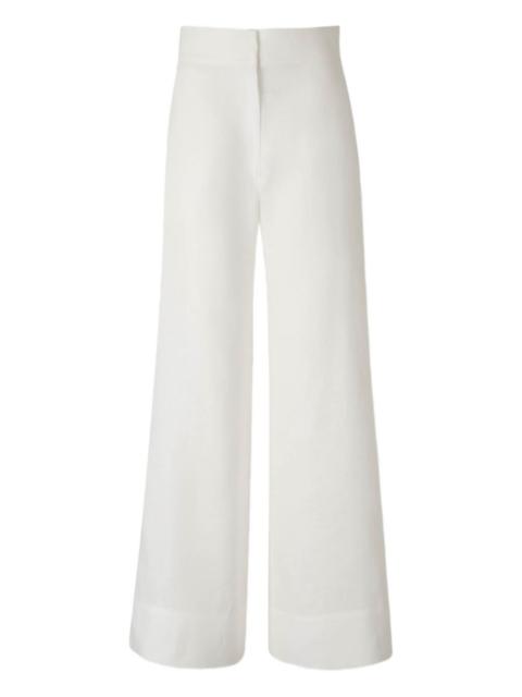 flared wide-leg trousers