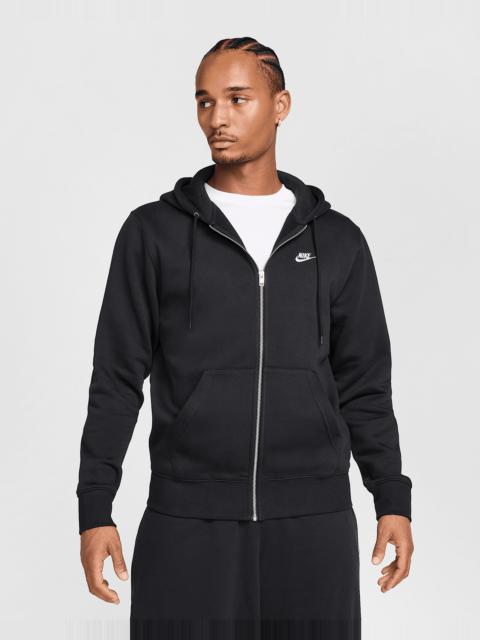 Nike Club Men's Full-Zip Fleece Hoodie