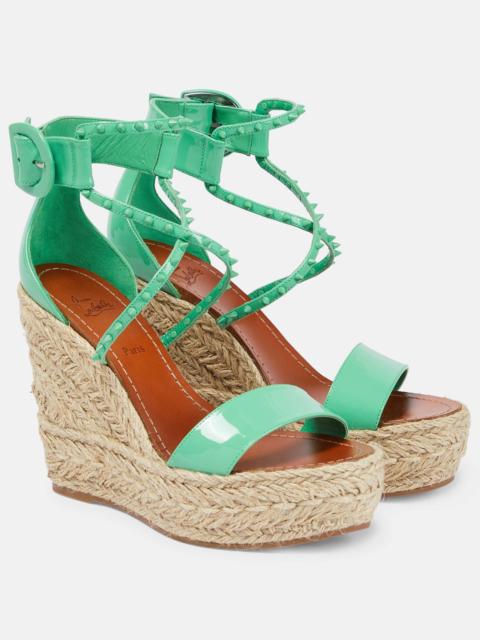 Chocazeppa 120 embellished wedge sandals