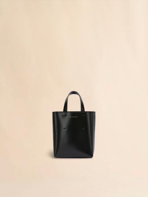 MUSEO MINI BAG IN BLACK LEATHER