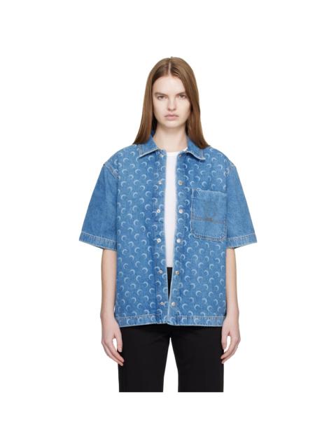 Blue Moon Laser SS Denim Shirt