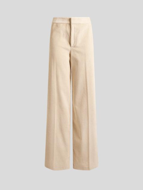 WIDE-LEG TROUSERS IN COTTON CORDUROY