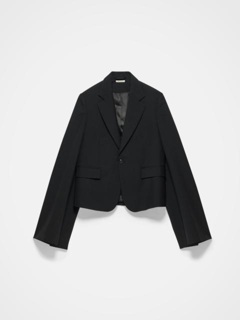 MENS WIDE SLEEVE BLAZER IN BLACK
