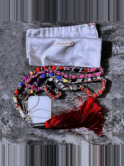PUCCI Vintage EMILIO PUCCI Multi Color Chain Link Belt OSFM  display picture 1