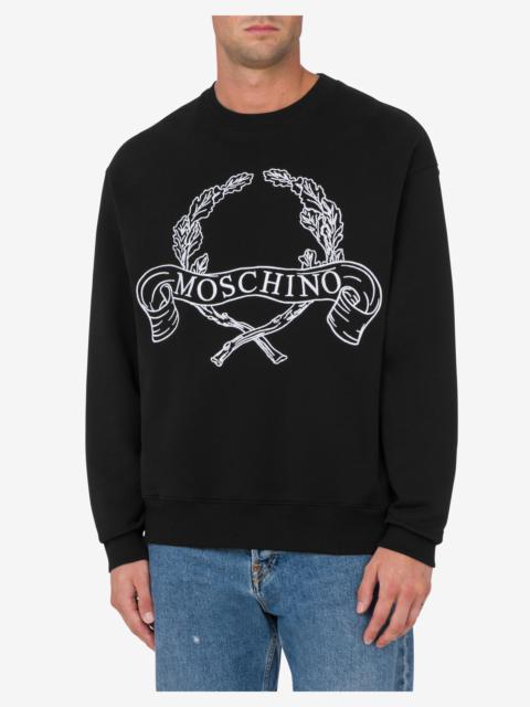 SWEATSHIRT LAUREL CROWN EMBROIDERY