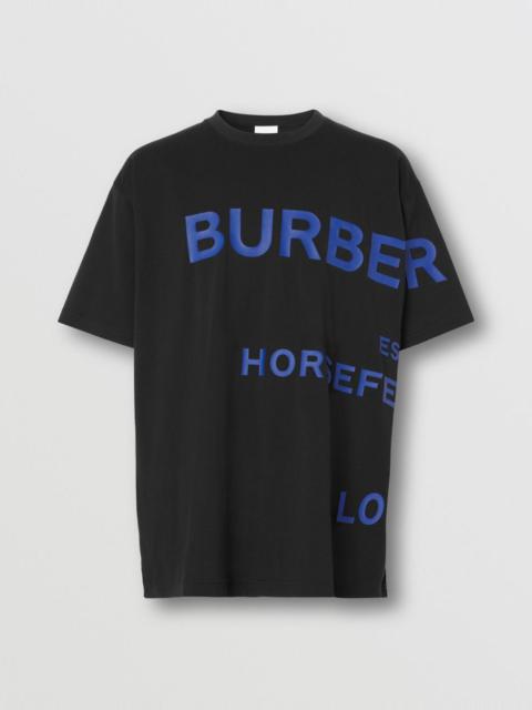 Horseferry Print Cotton Oversized T-shirt