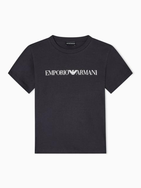 ASV organic-jersey T-shirt with logo print