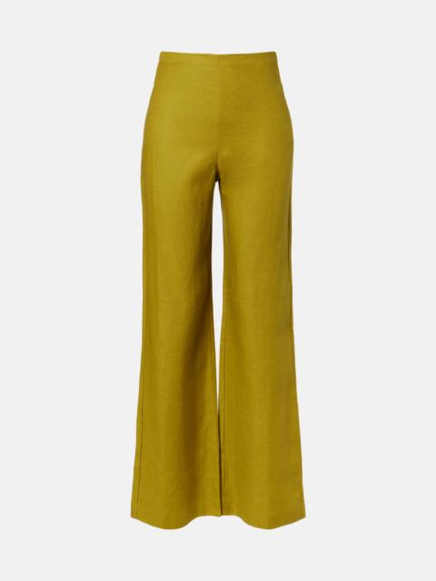 Ilride linen wide-leg pants