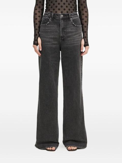 Strider Stretch Lovestruck cross detail jeans