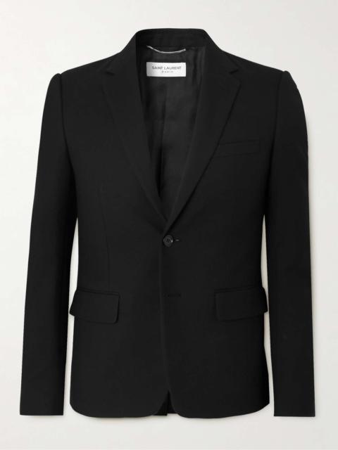 Slim-Fit Virgin Wool-Gabardine Blazer