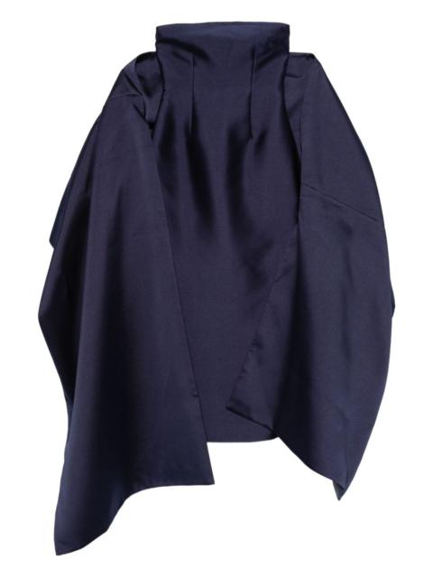 Midaxi strapless midi dress