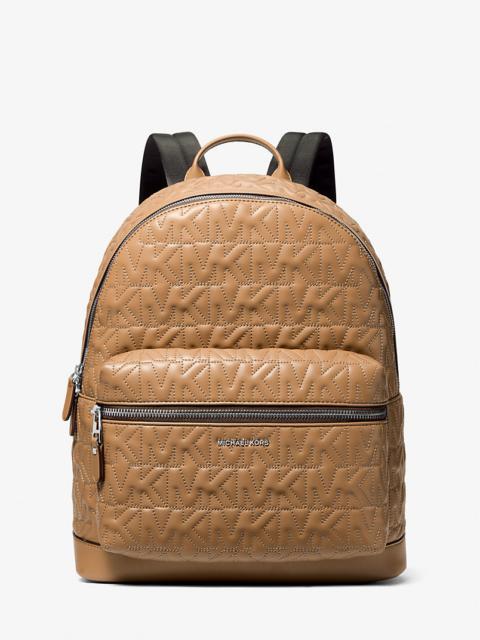 Hudson Medium Logo Embossed Dome Backpack