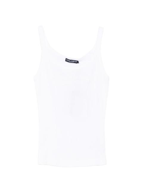 square-neck tank top