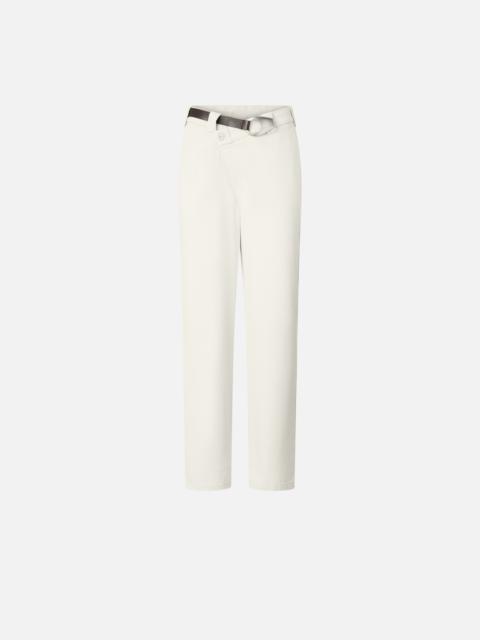 REIMAGINE BY PINKO X PATRICK MCDOWELL TROUSERS WITH CROSSOVER AND BELT