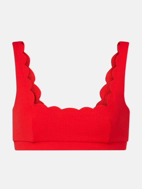 Mini Palm Springs scalloped bikini top