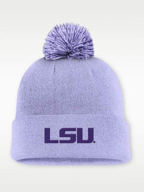 LSU Primetime Campus Toned Men's Nike College Cuffed Pom Beanie