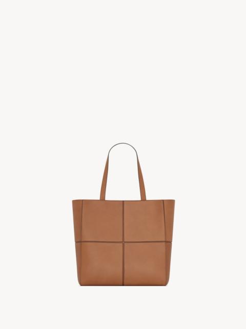 SAINT LAURENT PARIS SMALL 4 CARRÉ TOTE IN LEATHER