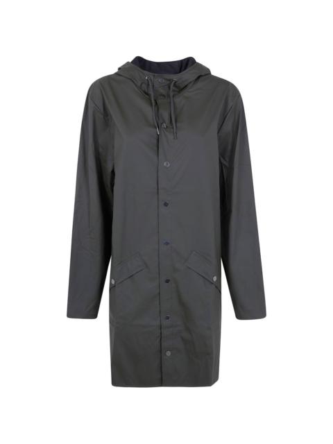Long Jacket hooded pocket coat