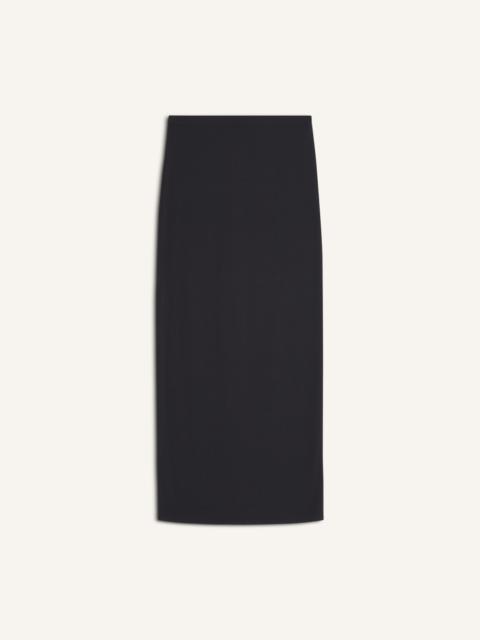 SOFT FINE RIB LONG SKIRT