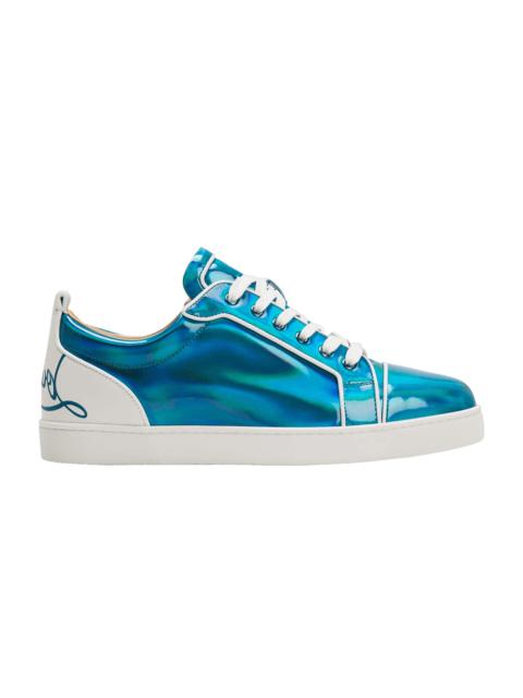 Christian Louboutin Fun Louis Junior Flat 'Blue Iridescent'