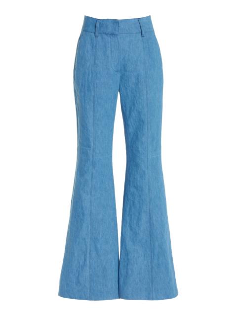 Rhein Pant in Light Blue Denim Recycled Cotton Linen