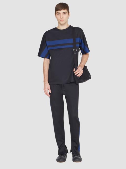 Short Sleeve Stripe Ponte T-Shirt