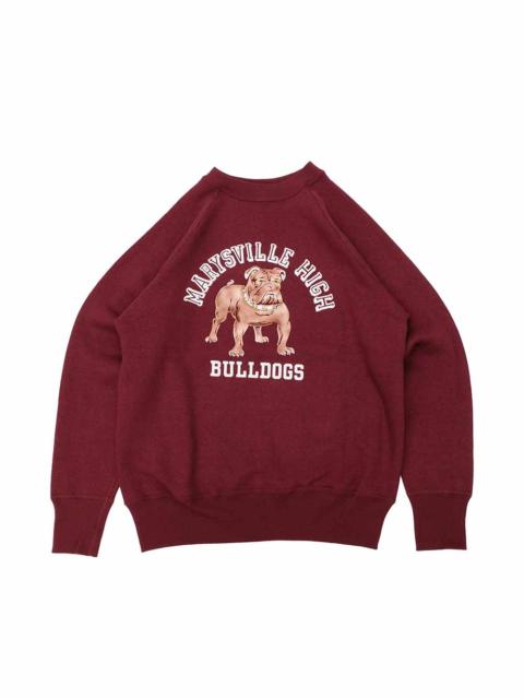 Lot.409 - RAGLAN CREW SWEAT - MARYSVILLE HIGH - 409MAR-25