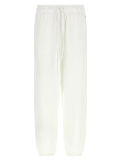 Logo embroidery joggers