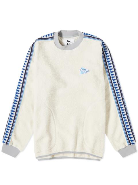 and wander x Maison Kitsune Fleece Crew Sweat