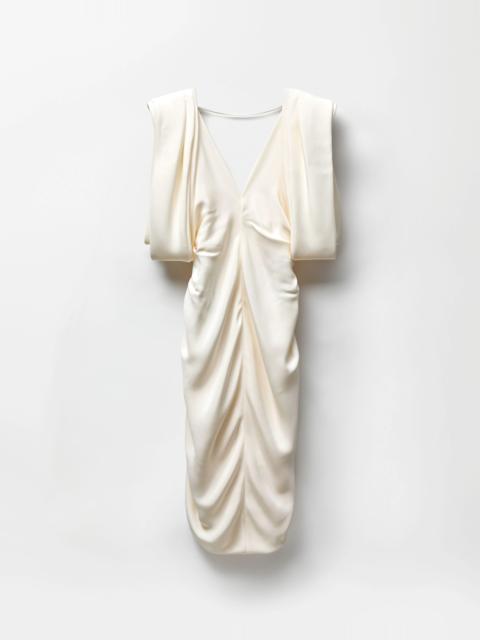 Crêpe Marocaine Silk Midi Dress