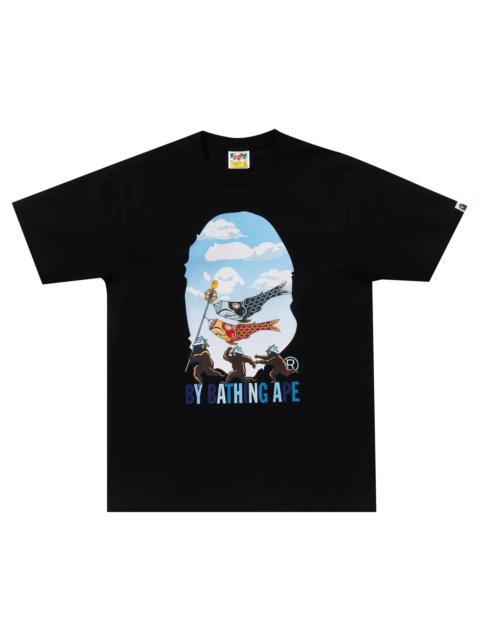 BAPE Carp Streamer By Bathing Ape Tee 'Black'