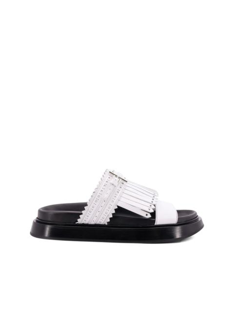 fringe-detail sandals